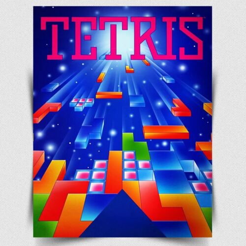 Arcade Games & Vending Llc Photos - TETRIS METAL SIGN PLAQUE - Pôster