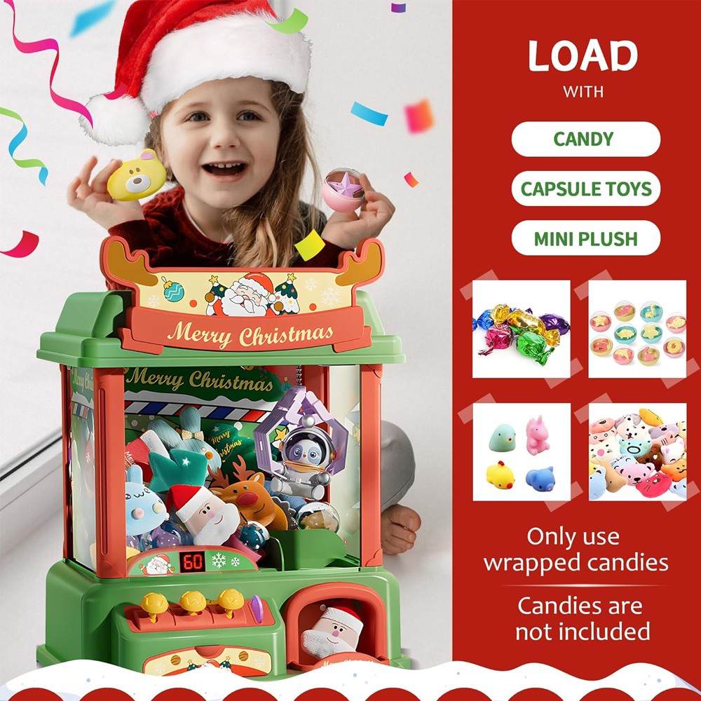 Maquina de Natal para crianças - Arcade Vending & Laundry Revenue avaliação e preço