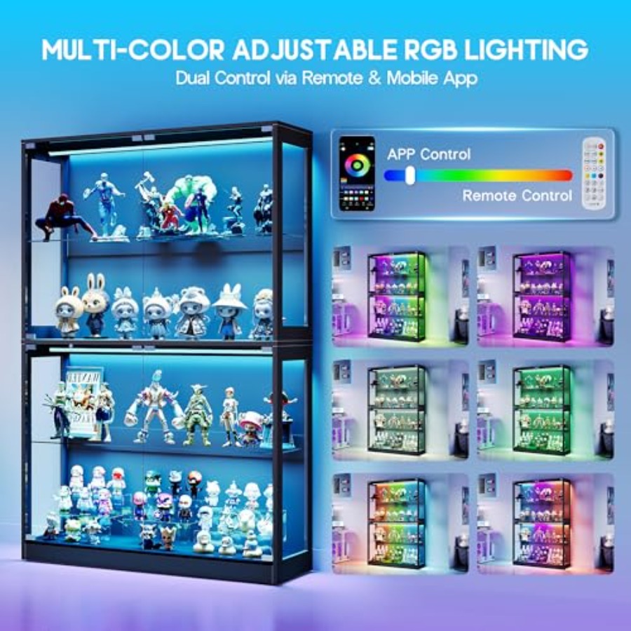 Gabinete de Exibição RGB de 45 - Glass Cabinet Display avaliação e preço