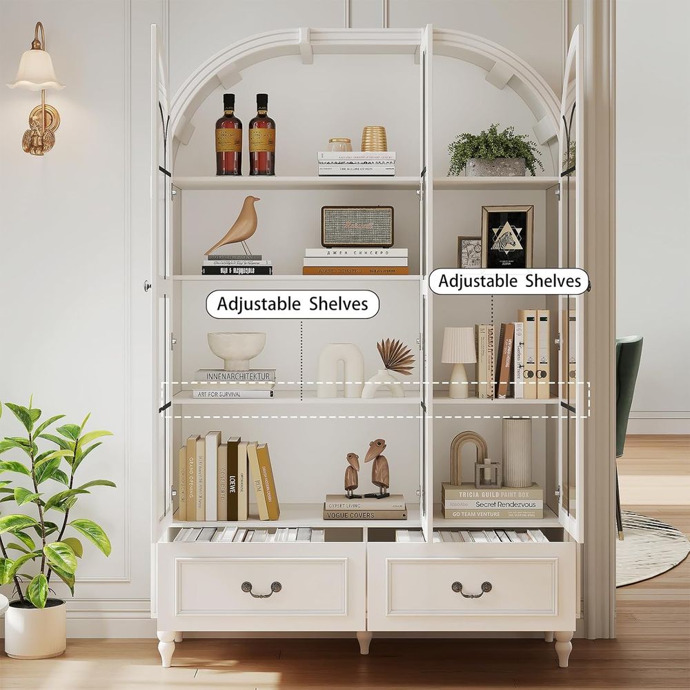 Armário de Cozinha Arqueado de - Glass Cabinet Display avaliação e preço