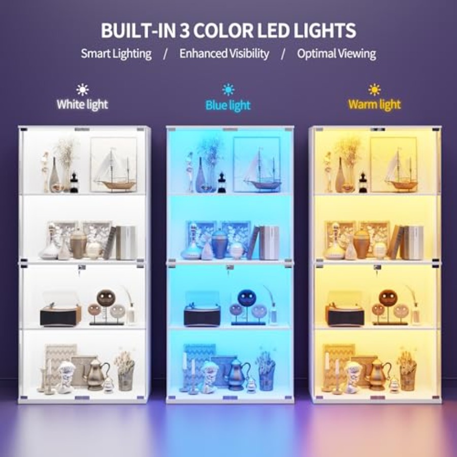Armário Expositor de Vidro 66  - Glass Cabinet Display avaliação e preço