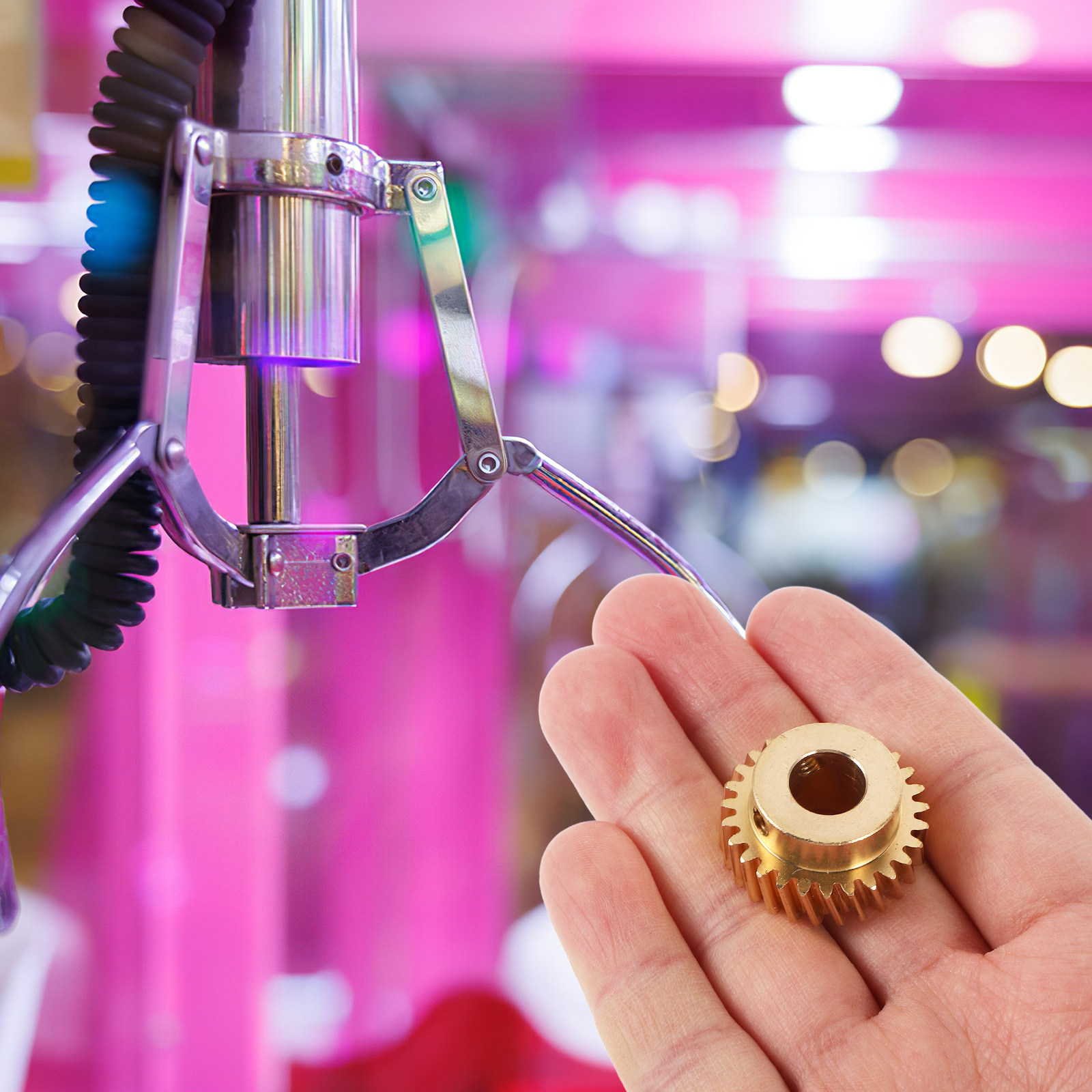 Engrenagem de Garra Metálica c - Arcade Vending Machine Repair avaliação e preço
