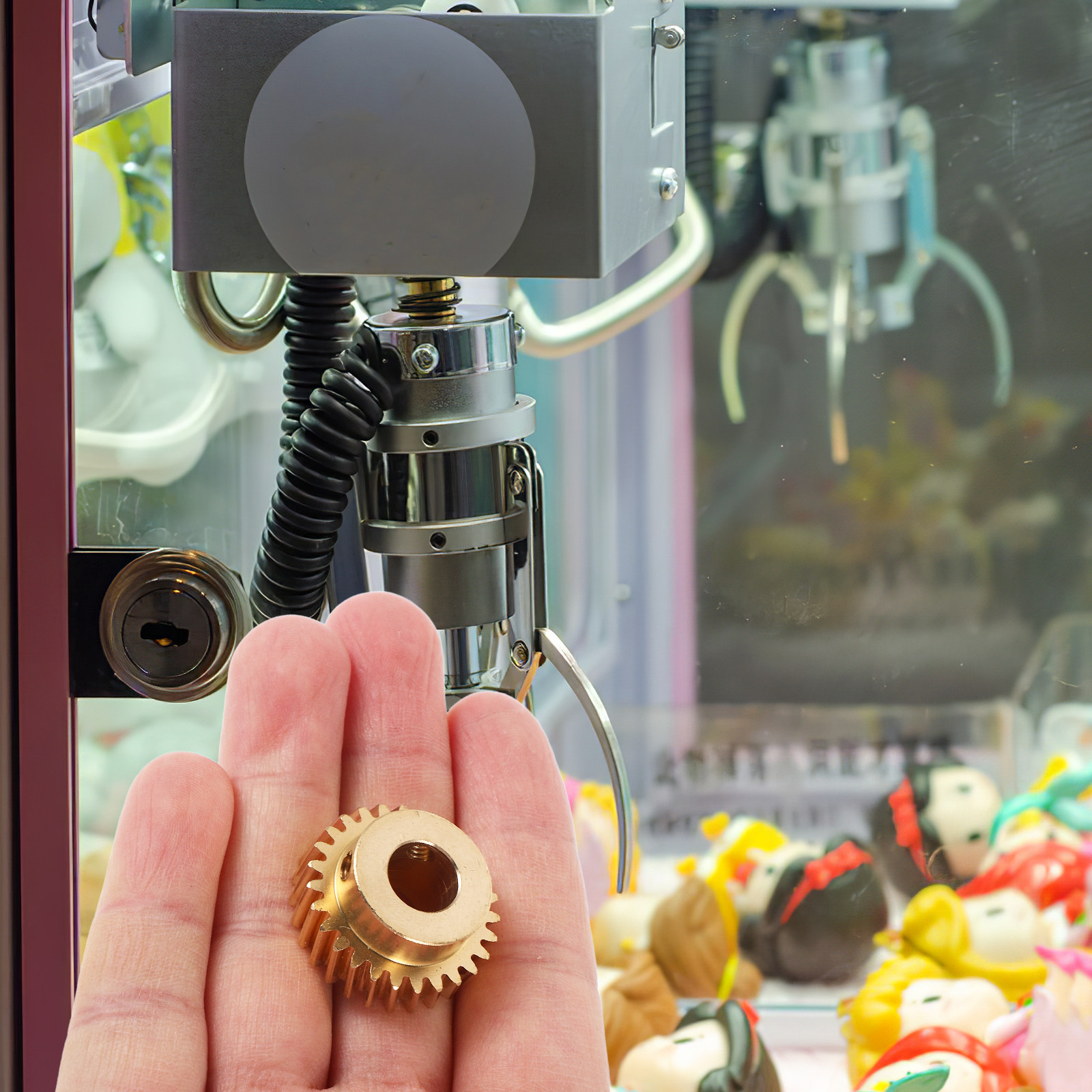 Engrenagem de Garra Metálica c - Arcade Vending Machine Repair avaliação e preço