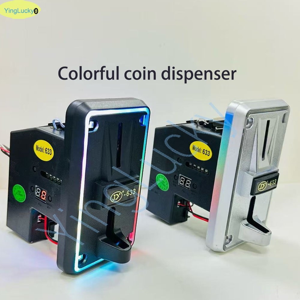 Colorido LED Multi Coin Accept - Coin Acceptor Selector avaliação e preço