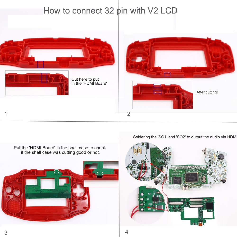 Kit Mod HDMI 32Pin 40pin para  - Arcade Button Pcb avaliação e preço