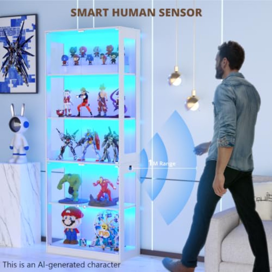 Armário de Exibição de 80'' co - Glass Cabinet Display avaliação e preço