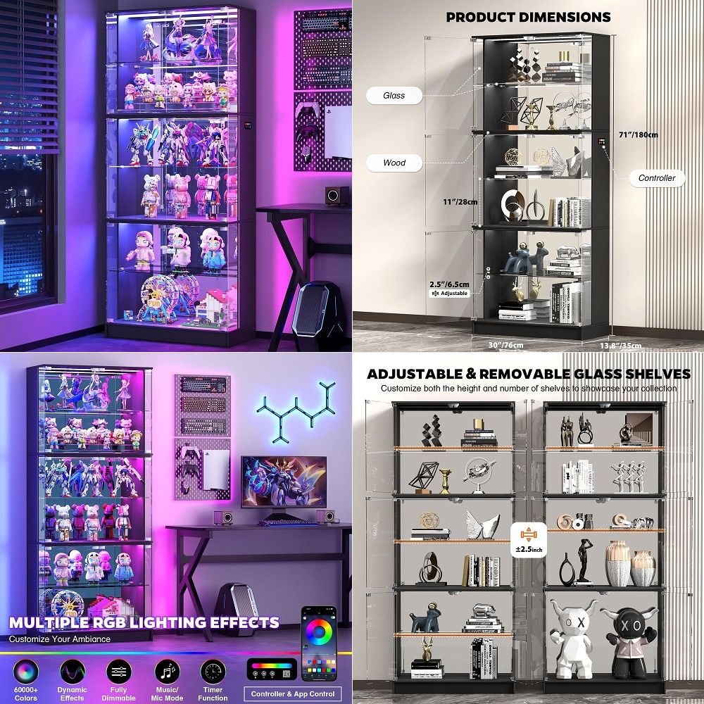 Armário Expositor com Portas d - Glass Cabinet Display avaliação e preço
