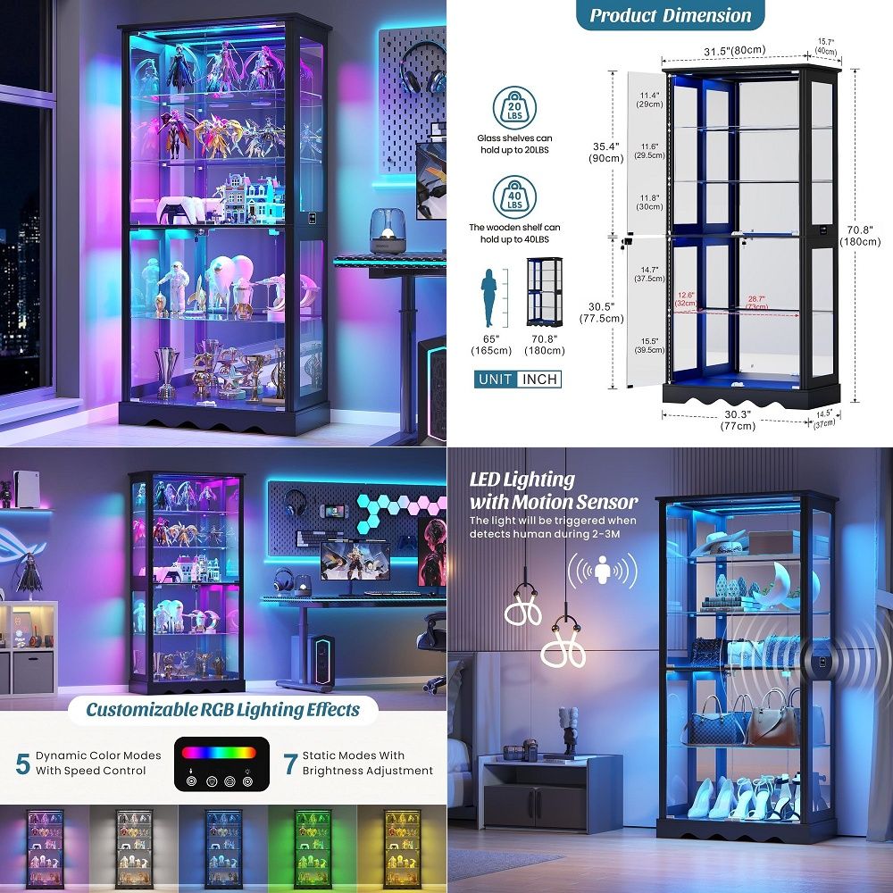 Armário Expositor com Portas d - Glass Cabinet Display avaliação e preço