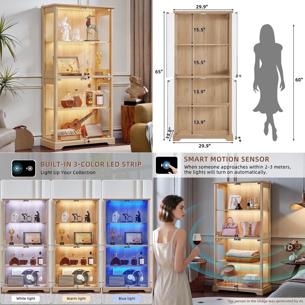 Armário Expositor de Vidro Est - Glass Cabinet Display avaliação e preço